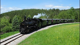 Waldviertelbahn NÖVOG Mh1 ehemalig ÖBB 39901 von Gmünd nach Groß Gerungs und retour 21 5 2022 [upl. by Atinel]