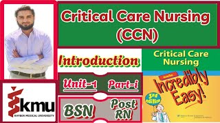 CONCEPT OF CRITICAL CARE NURSINGCCNUnit1 Part1Critical Care amp Critical IllnessBSNPostRN [upl. by Kendyl825]