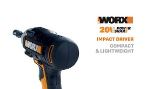 The WORX WX291 20V Impact Driver [upl. by Twum]