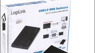 LogiLink USB 20 HDD Enclosure [upl. by Lebazej]