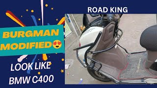 Best Modification Burgman Modified Suzuki Burgman Stickering Burgman Sticker Film [upl. by Rikahs]