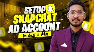 Create Snapchat Ad Account In Just 5 Minutes  Step By Step  HindiUrdu [upl. by Inoliel]