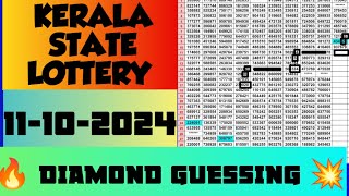 11102024 Kerala Lottery Guessing  Kerala Lottery Result diamond guessing [upl. by Eitak]