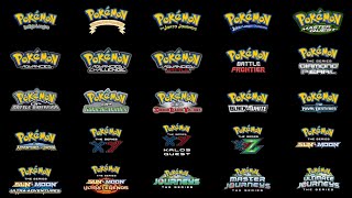 UPDATED Pokémon  Every Official English Theme songs 19972022 Season 125 [upl. by Chin288]