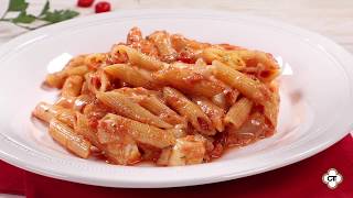 Penne allarrabbiata con Taleggio DOP [upl. by Ogirdor316]