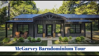 Barndominium Tour  1200 sq ft  2 Bedroom  2 bath Barndominium [upl. by Anuahs]