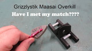 Sharpening and sharpness test for Grizzlystik Maasai single bevel [upl. by Bertelli]