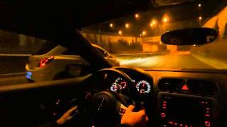 VW Scirocco 14 DSG TMG vs Opel Corsa Hybrid Turbo [upl. by Mcnair576]