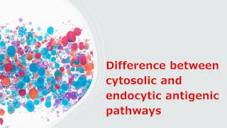 Difference between cytosolic and endocytic antigen processsing pathways [upl. by Anitroc75]