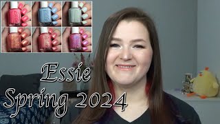 Essie Spring 2024 Collection  Live Application Review [upl. by Corley]