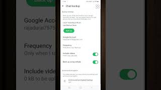 How To Backup Whatsapp Chats Tamil  Whatsapp Chat Backup  whatsapp chat recovery [upl. by Airdnax]