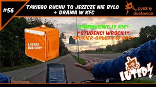 TAKIEGO RUCHU TO JESZCZE NIE BYŁO  DRAMA W KFC DZIEN Z ŻYCIA DOSTAWCY POMARAŃCZOWYCH56 [upl. by Euell240]