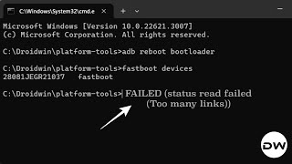 How to Fix FAILED status read failed Too many links [upl. by Darlene]