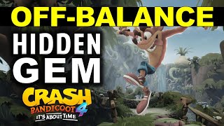 OffBalance Hidden Gem Location  Crash Bandicoot 4 Its About Time [upl. by Nerahs299]