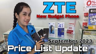 ZTE New Budget Phone Price Update September 2023 ZTE Blade V41 5G  ZTE Blade V40  ZTE Blade V40s [upl. by Faludi]