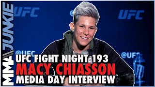 Macy Chiasson calls Aspen Ladd classless for recent behavior  UFCVegas38 [upl. by Goltz]