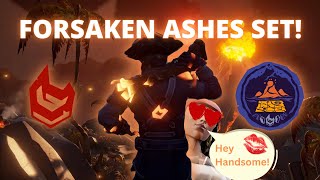 HOW TO GET THE FORSKEN ASHES SET MY OUTFIT Sea of Thieves [upl. by Hollenbeck]