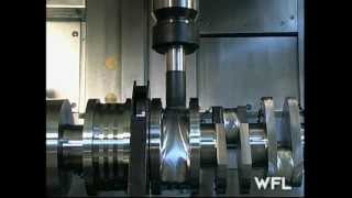 WFL M60 MillTurn Complete Crankshaft Machining  MARTECH Machinery NJ  USA [upl. by Reema335]