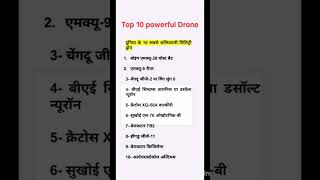 Sabse adhik drone wale doshtop ten Powerful military drone duniya ka sabse shaktishaali drone [upl. by Dekeles]