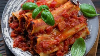 CANNELLONI DI CARNE  UN CLASSICO DELLA DOMENICA E DELLE FESTE RACCOMANDATEPORTA LA GIOIA IN TAVOLA [upl. by Elegna]