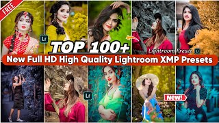 TOP 100 New HD Lightroom XMP Presets 2024Lightroom Presets Free Download100 Lightroom Presets [upl. by Aikram]