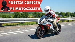 MOTOVLOG  POZITIA CORECTA PE MOTOCICLETA [upl. by Carlyle]