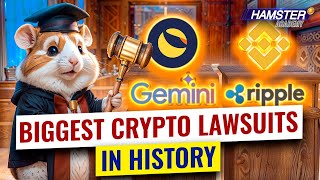 From Gemini to Ripple Top crypto lawsuits you need to know ⚡️ Hamster Academy [upl. by Assillem]