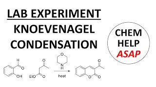 Knoevenagel condensation to make a coumarin  laboratory experiment [upl. by Acinaj]