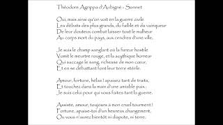 Aubigné Théodore Agrippa d  SONNET  Oui mais ainsi qu’on voit en la guerre civile [upl. by Eatnad]