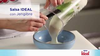 Salsa IDEAL con jengibre  Recetas Leche Ideal [upl. by Tebazile]