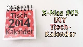 XMas 05 DIY Tischkalender 2014  Geschenk Tipp [upl. by Lynus]