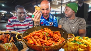 Kenyas BIGGEST MARKET STREET FOOD and CHAPATI in Muthurwa Market Nairobi [upl. by Ssew]