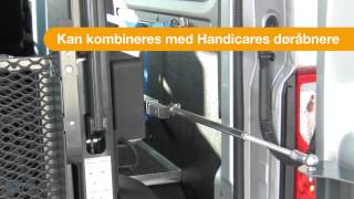 Handicare  HandiLift™ Kørestolslift med HandiRDO™ bagdørsåbner  HandiHDO™ [upl. by Etteoj414]