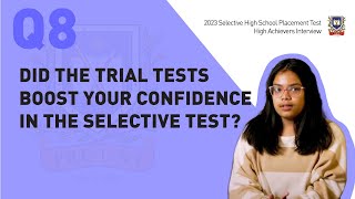 2023 Selective High School Placement Test High Achievers Interview 8 [upl. by Jemina12]