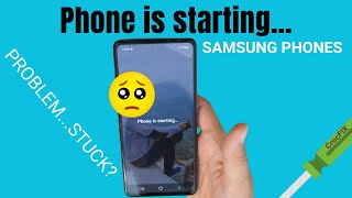 Phone is starting SAMSUNG phone stuck  fix with CrocFIX [upl. by Yelrihs445]