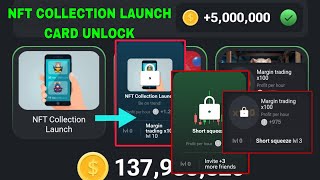 How To Unlock NFT Collection Launch Card  Short Squeeze Card Lock  Daily Combo 16 September [upl. by Neslund]