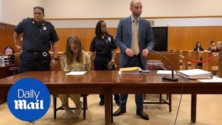 Fake Manhattan socialite Anna Sorokin appears in court [upl. by Neysa]