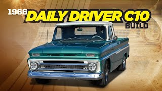 FULL BUILD 1966 C10 Long Bed Barn Find to Short Bed Beauty [upl. by Idleman]