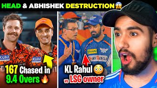 TABAHI MACHADI 🔥 Travis Head amp Abhishek Batting  KL Rahul vs LSG owner 👀  SRH vs LSG [upl. by Cathrin]