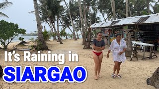 Siargao Island Philippines  Rainy Walk in Paradise Cloud 9 Siargao Surfing Area [upl. by Kayla141]