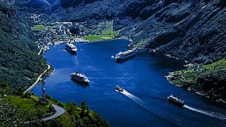 Geirangerfjord the phenomenal Norwegian fjord present in 4k [upl. by Toffey168]