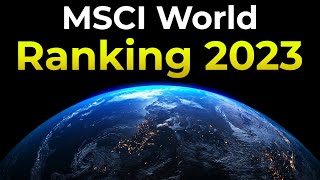 Der beste MSCI World ETF 2023 🌎 Alle 19 WeltETFs im Vergleich ETFRanking [upl. by Tymon]