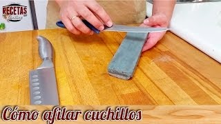 Cómo afilar cuchillos  Consejos de cocina [upl. by Akyre658]