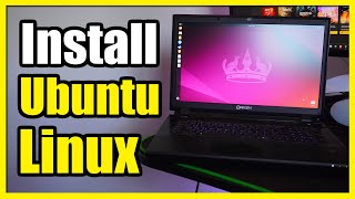 How to Install Ubuntu Linux on PC or Laptop with USB Drive Easy Tutorial [upl. by Kos347]