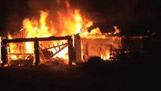 FLASHOVER CAUGHT ON TAPE AT A HOUSE FIRE IN OGDEN DUNES INDIANA [upl. by Light]