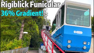 ⁴ᴷ⁶⁰ Exploring Zurichs Rigiblick Funicular [upl. by Spike]