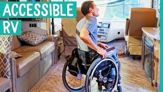 WHEELCHAIR ACCESSIBLE RVS AT THE TAMPA RV SHOW [upl. by Lativa]