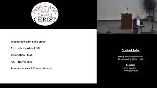 Portage Indiana Church of Christ Livestream 1172024 [upl. by Htesil676]