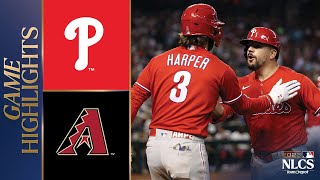 Phillies vs Dbacks NLCS Game 5 Highlights 102123  MLB Highlights [upl. by Sung11]