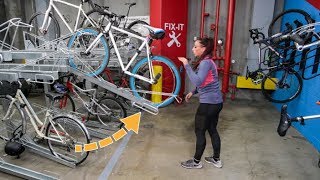 This TwoTier Rack Carries The Bike UP How to Use The Double Docker [upl. by Inalawi]